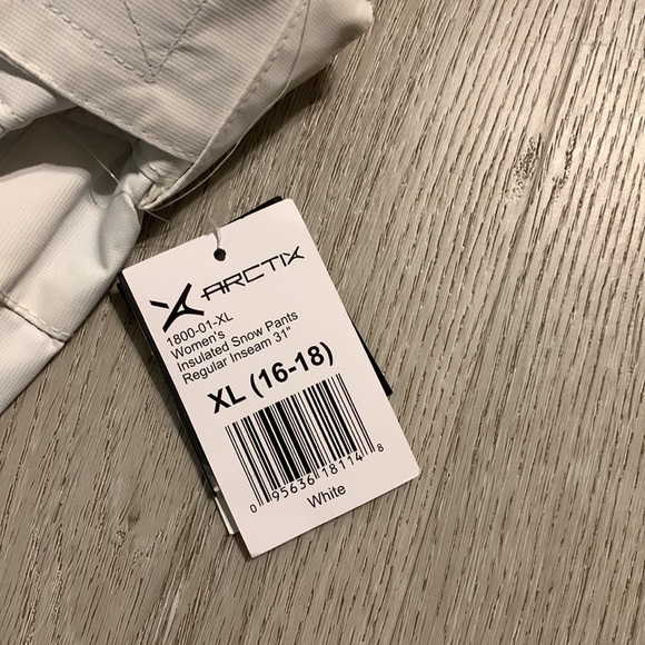 Arctix‎ Premium Insulated Snow Pants Husky White size XL NWT - Picture 10 of 16